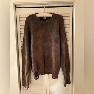 NSF Annabelle Brown Tie Dye Sweater